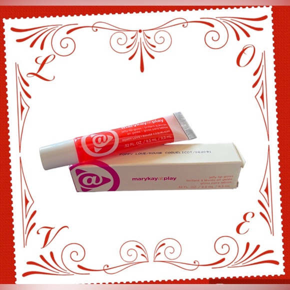 Mary Kay Makeup Poppy Lovejelly Lip Gloss Coral Me Crazy Lip Crayon